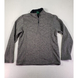 Stillwater Sweater Mens Large Gray‎ Sweatshirt 1/4 Zip Long Sleeve Pullover